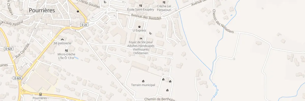 Plan du 3 Pauquier à Pourrières