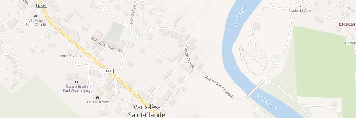 Plan du 220 Rue de Chiriat à Vaux-lès-Saint-Claude