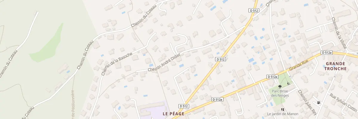 Plan du 13 Rue Andre Didier à La Tronche