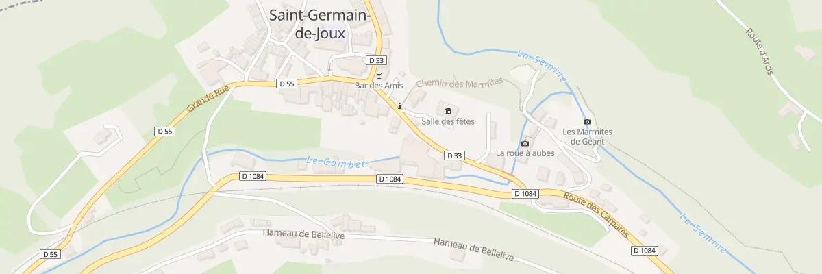 Plan du 163 Rue de la Gare à Saint-Germain-de-Joux
