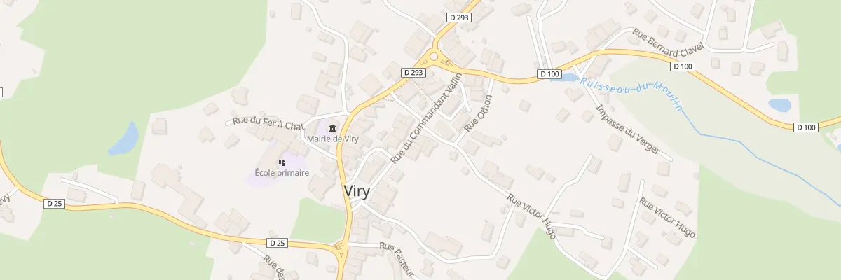 Plan du 8 Rue Victor Hugo à Viry