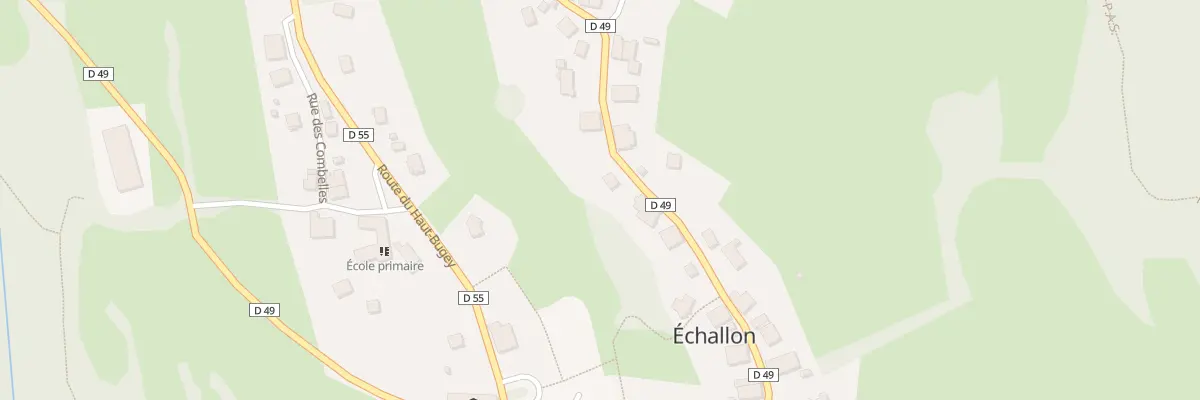 Plan du 491 Rte du Haut-jura à Échallon