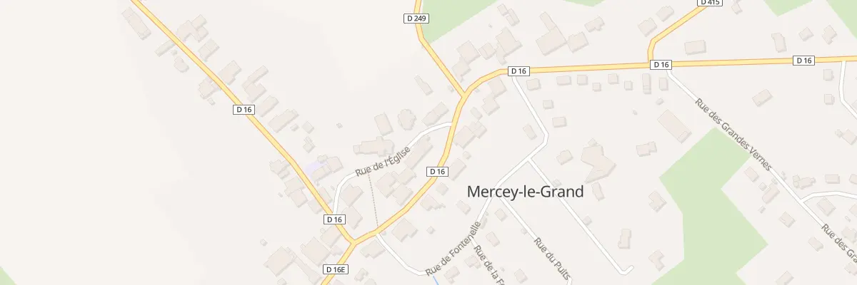 Plan du 8 Rue de l’Eglise à Mercey-le-Grand