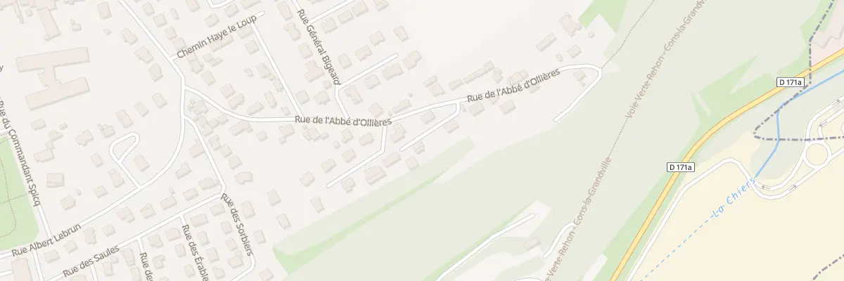 Plan du 58 Rue de l’Abbe d’Ollieres à Lexy