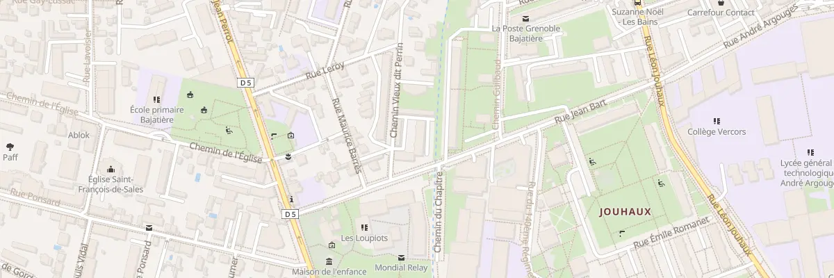 Plan du 27B Che Vieux dit Perrin à Grenoble
