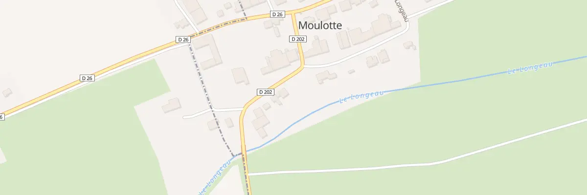 Plan du 6 Rue du Longeau à Moulotte
