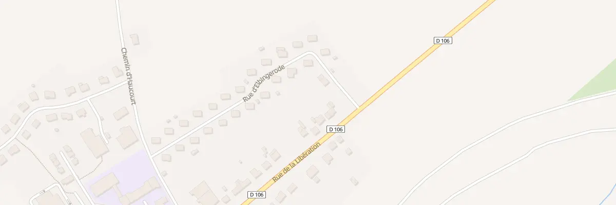 Plan du 2B Rue de la Libération à Bouligny