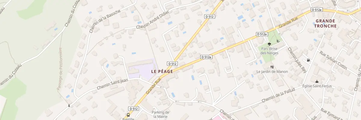 Plan du 59B Rte de Chartreuse à La Tronche
