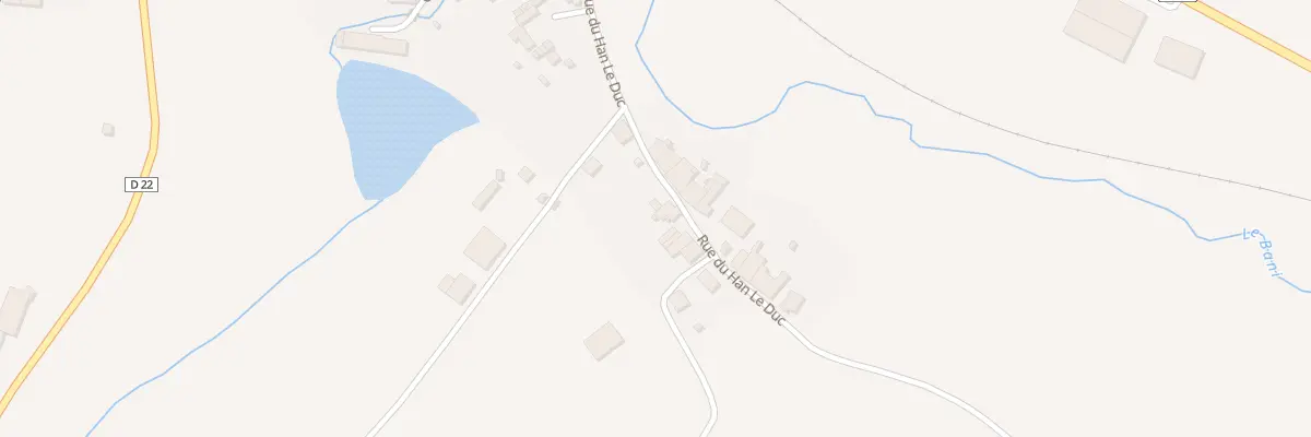 Plan du 262 Rue du Han Le Duc à Landaville