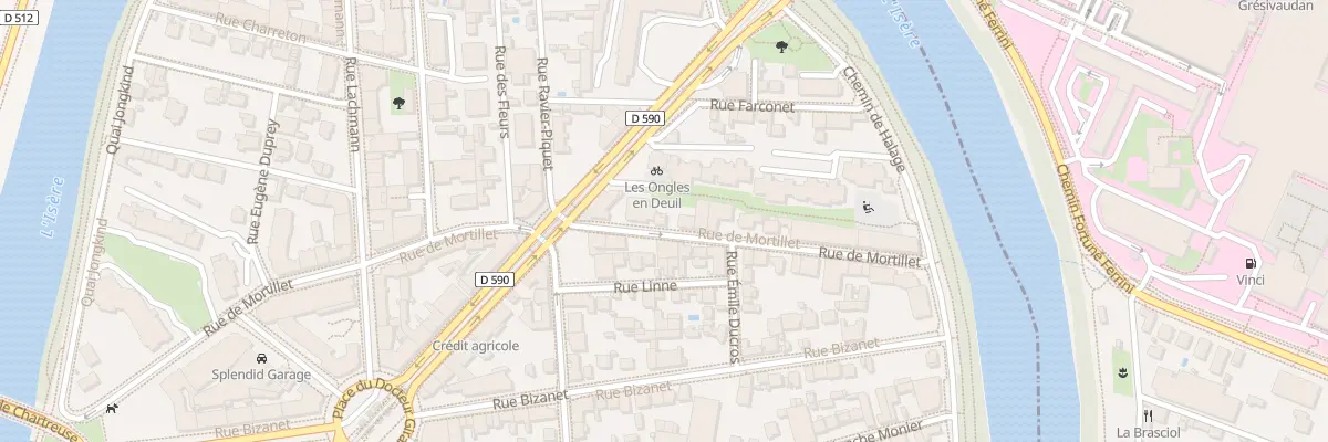 Plan du 18 Rue Mortillet à Grenoble