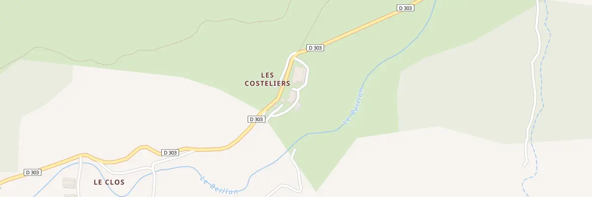 Plan du 7012 Les Costoliers à Châteauneuf-Miravail