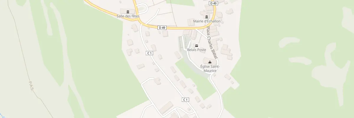 Plan du 165 Rue du Verger à Échallon