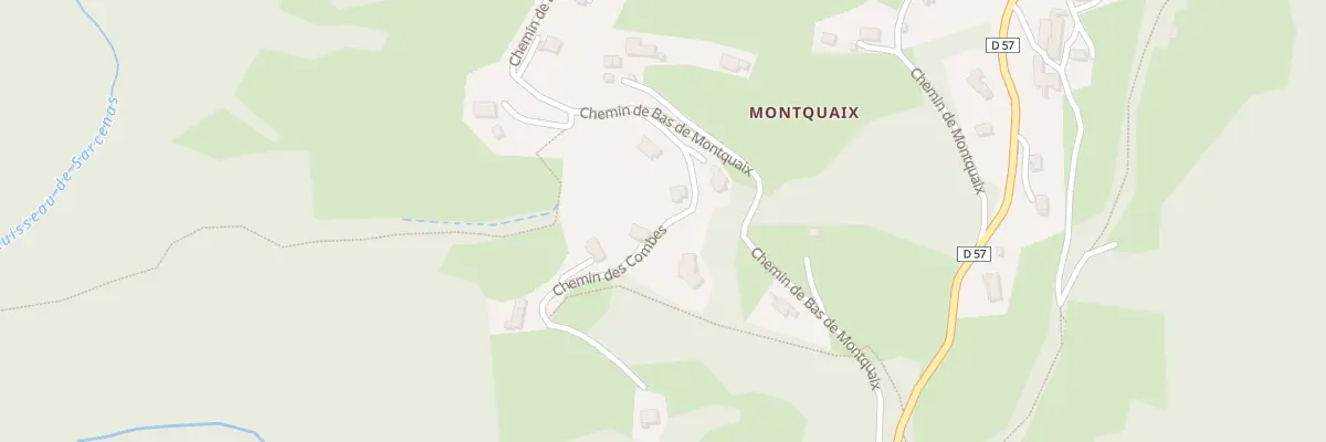 Plan du 5309 Mont Quaix à Quaix-en-Chartreuse