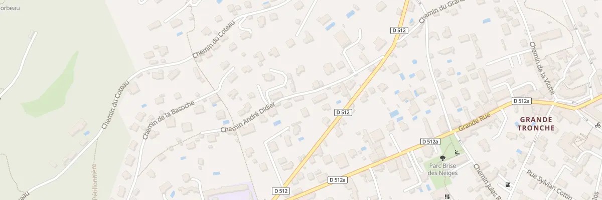 Plan du 7 Rue Andre Didier à La Tronche