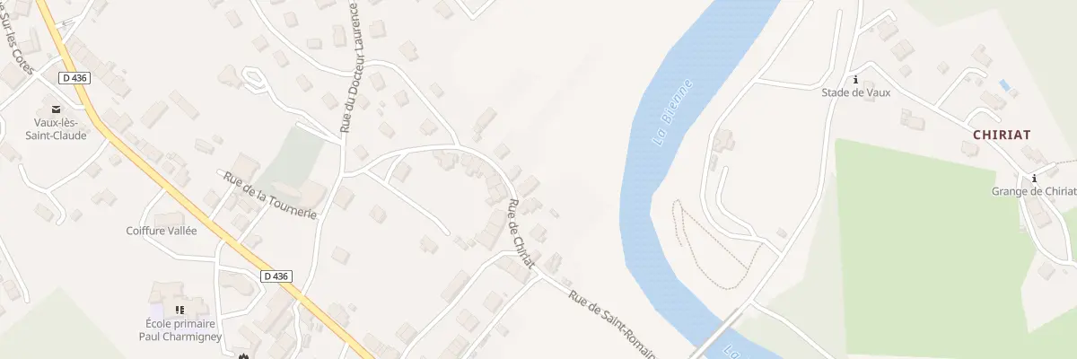 Plan du 186 Rue de Chiriat à Vaux-lès-Saint-Claude