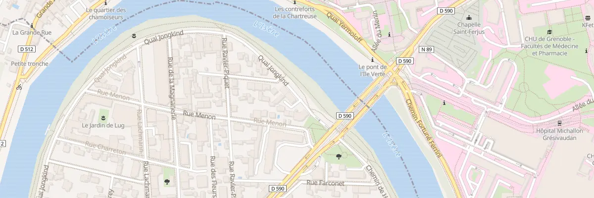 Plan du 3 Quai Jongkind à Grenoble