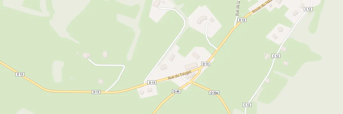 Plan du 68 Rue du Sauget à Échallon