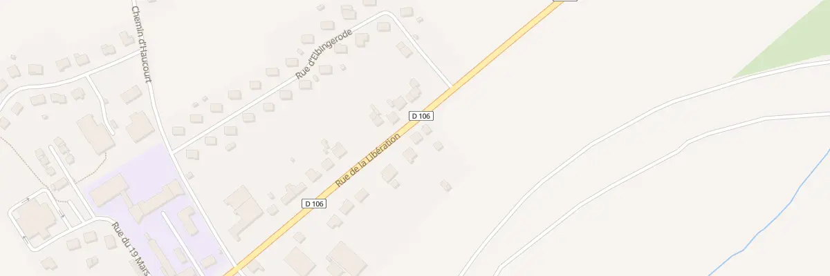Plan du 3 Rue de la Libération à Bouligny