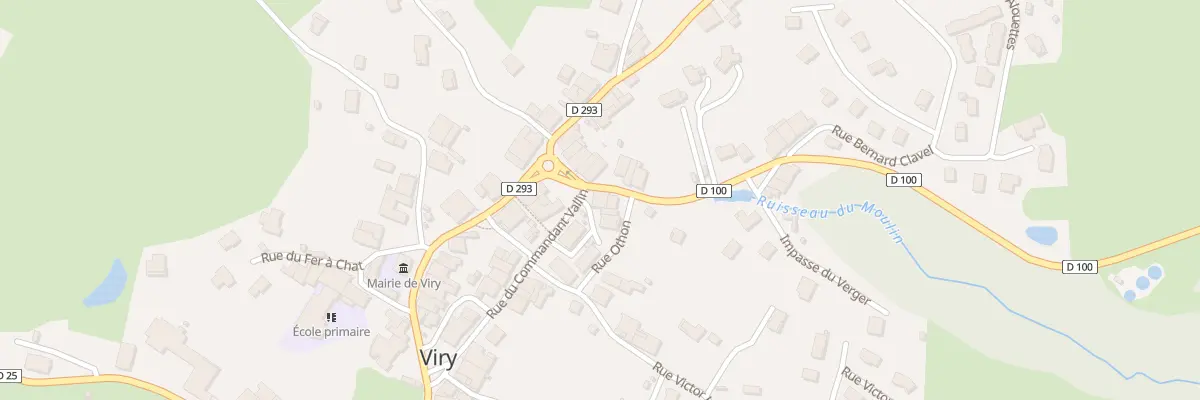 Plan du 2 Rte de Molinges à Viry