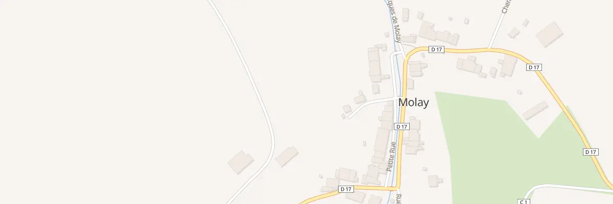 Plan du 5 Rue des Goujons à Molay