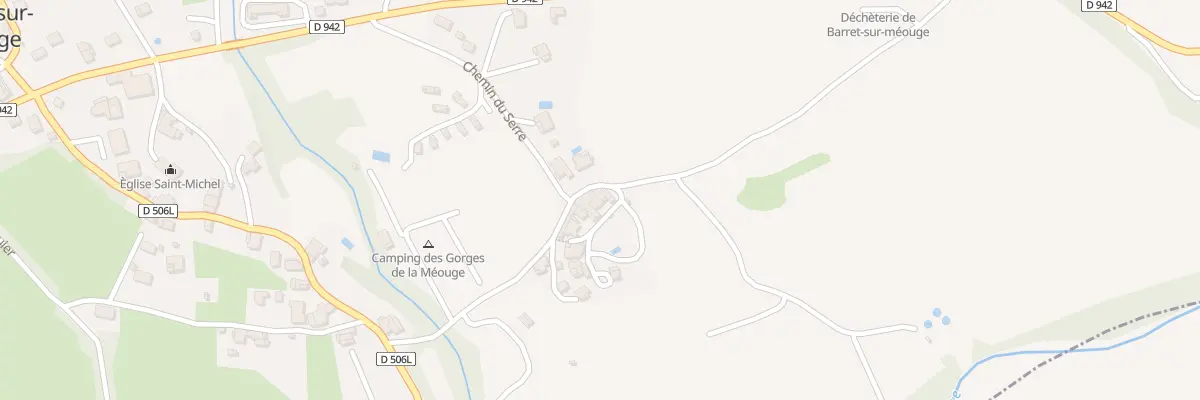 Plan du 5005 Le Serre à Barret-sur-Méouge
