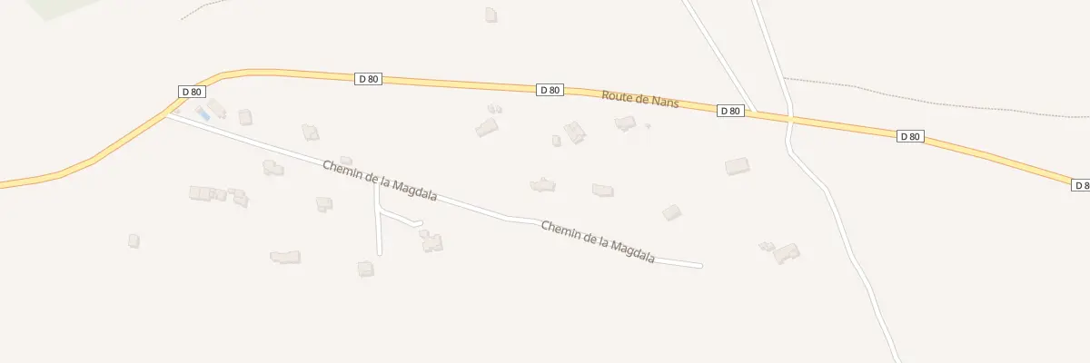 Plan du 371 Che de la Magdala à Plan-d’Aups-Sainte-Baume
