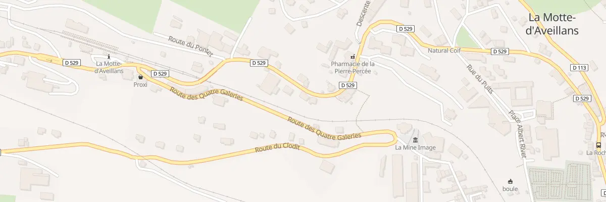 Plan du 17 Rte du Pontet à La Motte-d’Aveillans