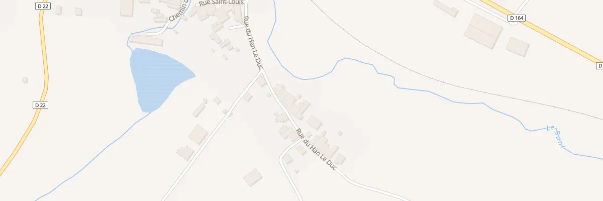Plan du 263 Rue du Han Le Duc à Landaville