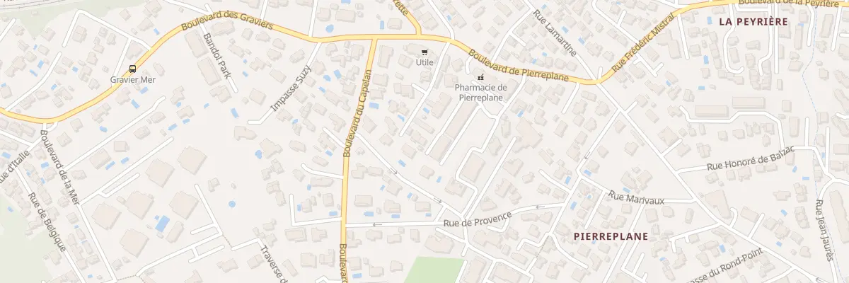 Plan du 105 Imp de la Bastide Folco à Bandol