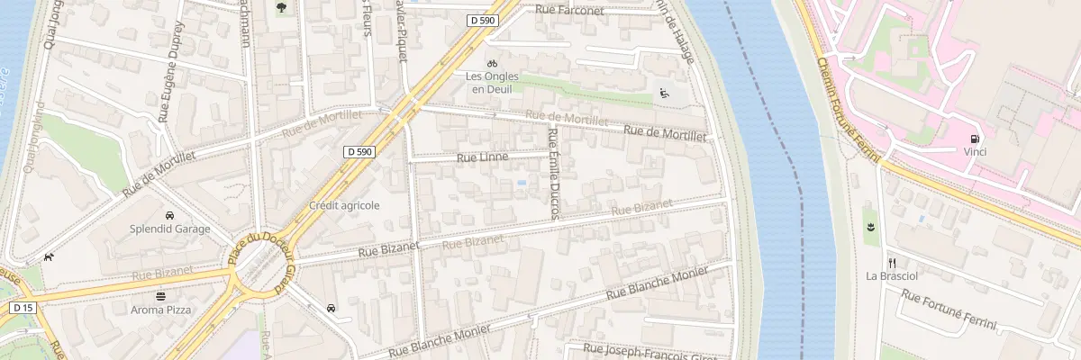 Plan du 6 Rue Émile Ducros à Grenoble