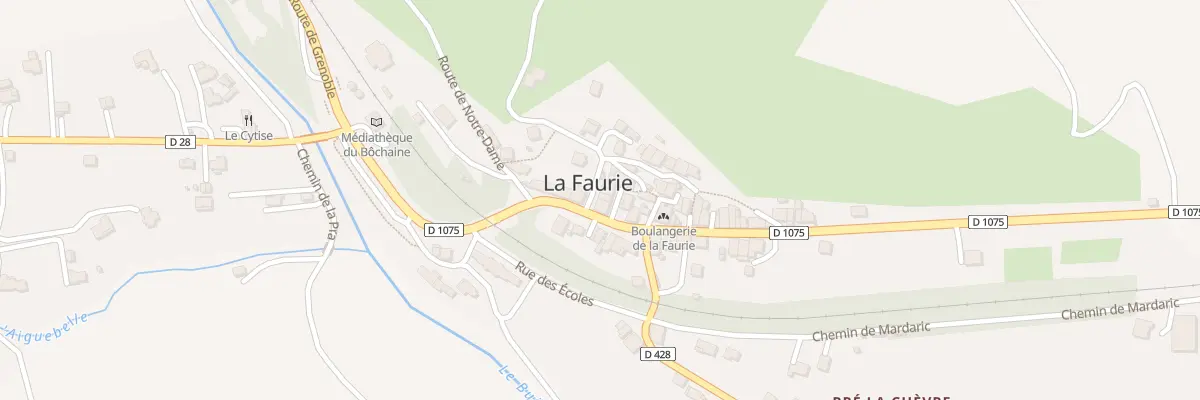 Plan du 5032 Le Village à La Faurie