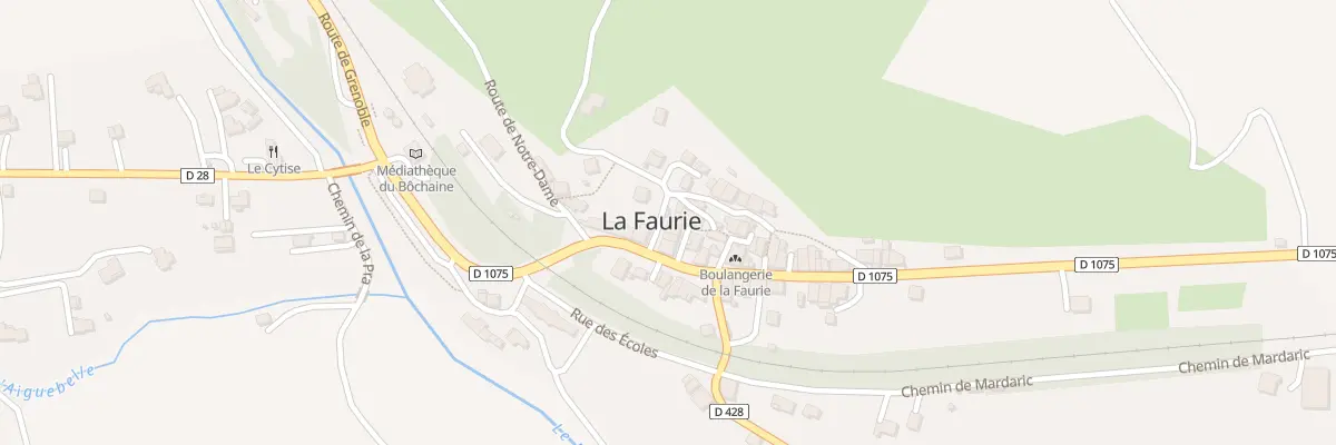 Plan du 26 Rue de la Cote à La Faurie