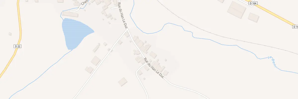 Plan du 281 Rue du Han Le Duc à Landaville
