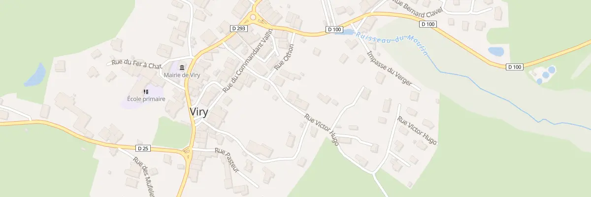 Plan du 11 Rue Victor Hugo à Viry