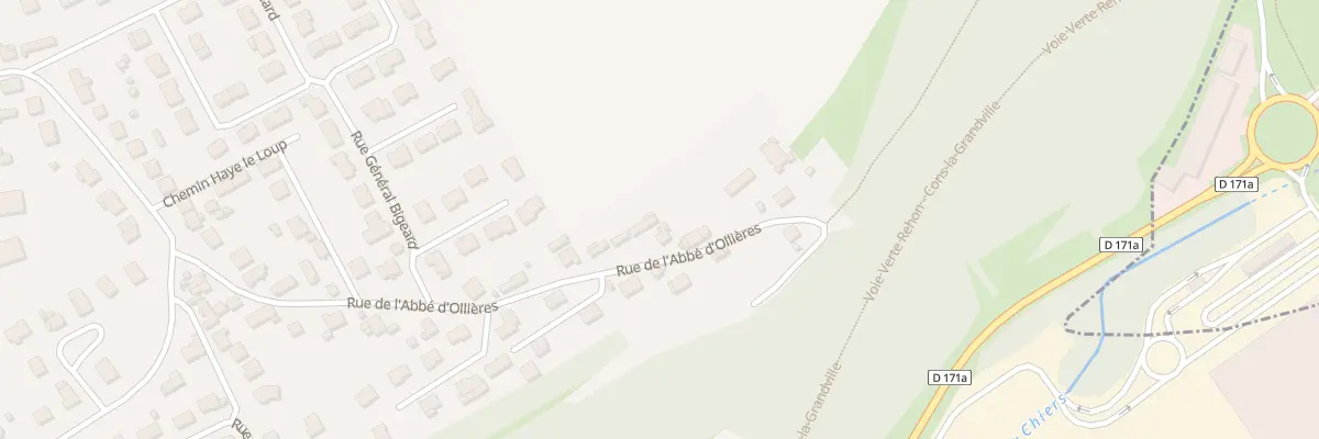 Plan du 77 Rue de l’Abbe d’Ollieres à Lexy
