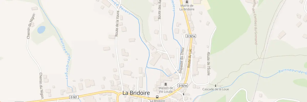 Plan du 340 Rte des Rameaux à La Bridoire