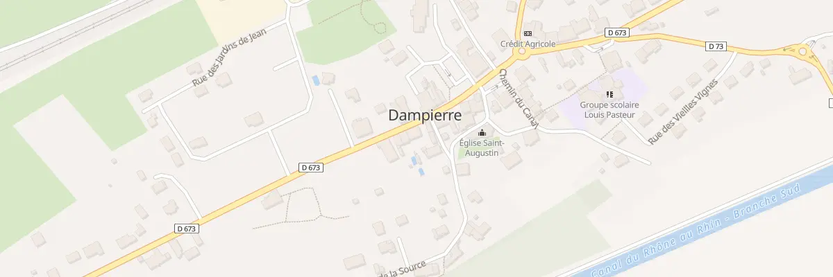 Plan du 11 Rue de Dole à Dampierre