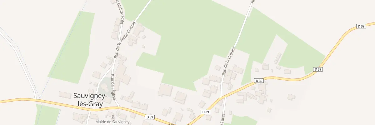 Plan du 1 Rue de la Creuse à Sauvigney-lès-Gray