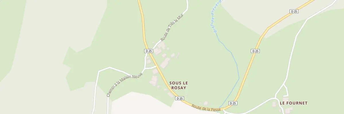 Plan du 5138 Chez les Lyaudes à Viry
