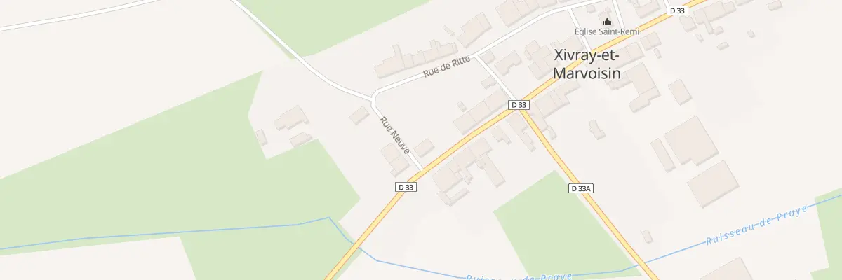 Plan du 1 Rue Principale à Xivray-et-Marvoisin