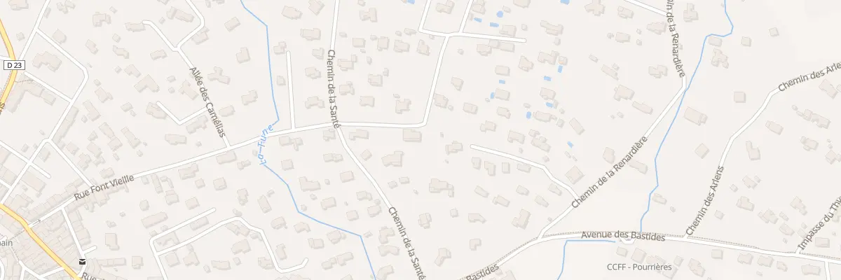 Plan du 530 Rue Fontvieille Prolongee à Pourrières
