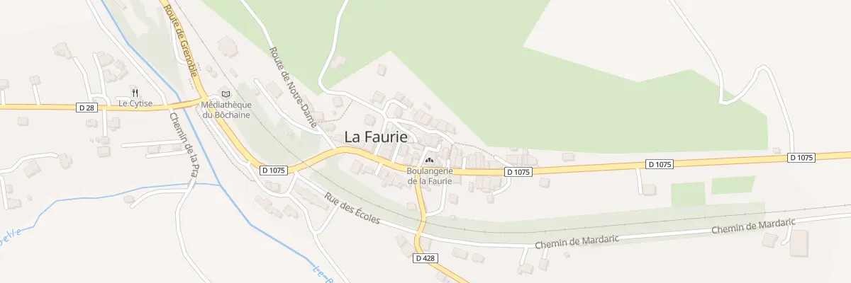 Plan du 30 Rue Tordue à La Faurie