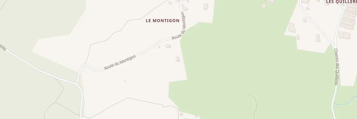 Plan du 510 Rte du Montigon à Ayn