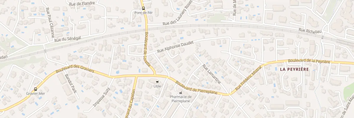 Plan du 181 Rue Alphonse Daudet à Bandol