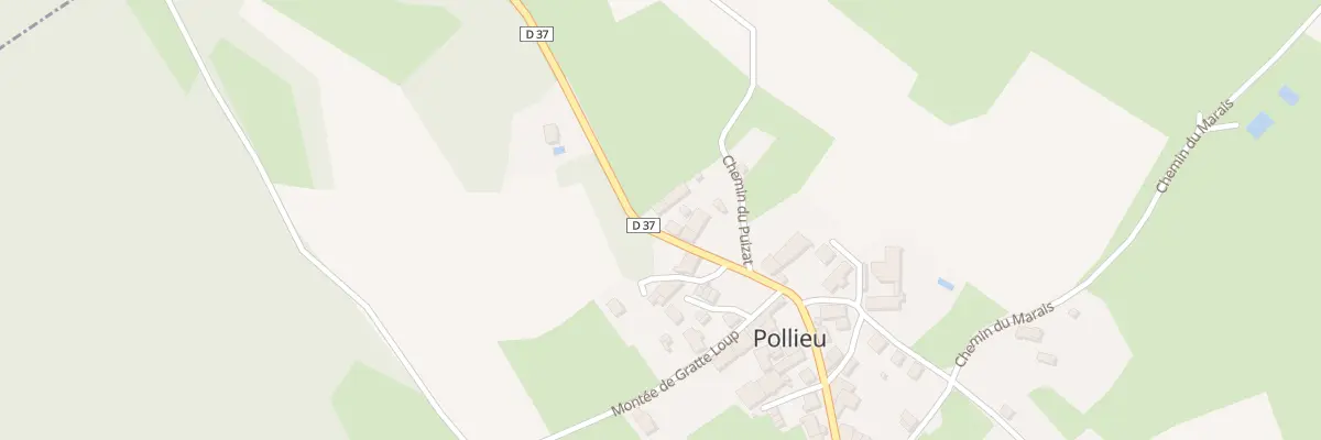 Plan du 5016 Pollieu à Pollieu