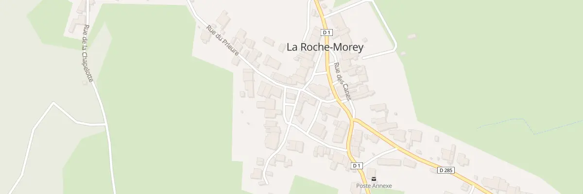Plan du 7 Rue du Prieure à La Roche-Morey