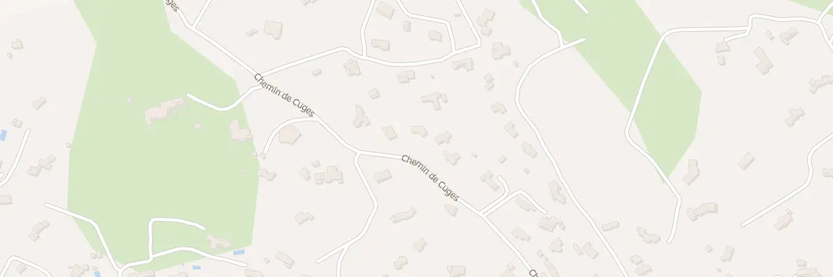 Plan du 3014 Che de Cuges à La Cadière-d’Azur