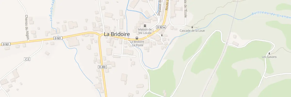 Plan du 219 Rte du Lac à La Bridoire