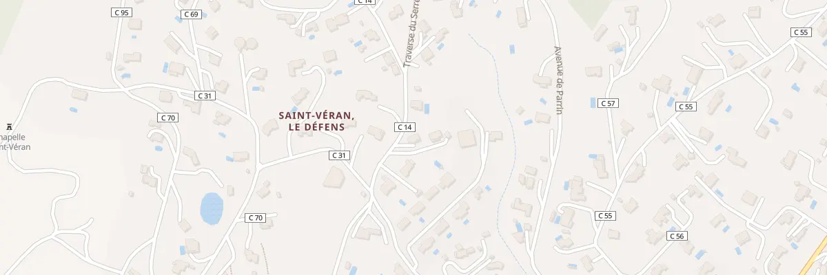 Plan du 14C Av du DEFFEND à Pierrevert