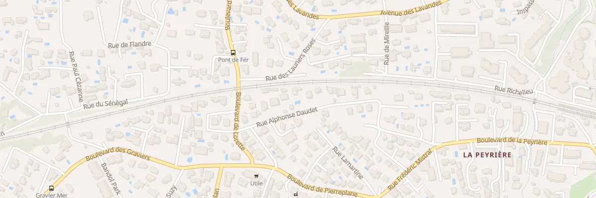 Plan du 138 Rue Alphonse Daudet à Bandol